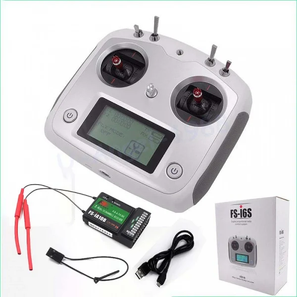 Flysky FS-i6s 2.4G 10CH AFHDS Transmitter With FS - iA10B 10CH Receiver
