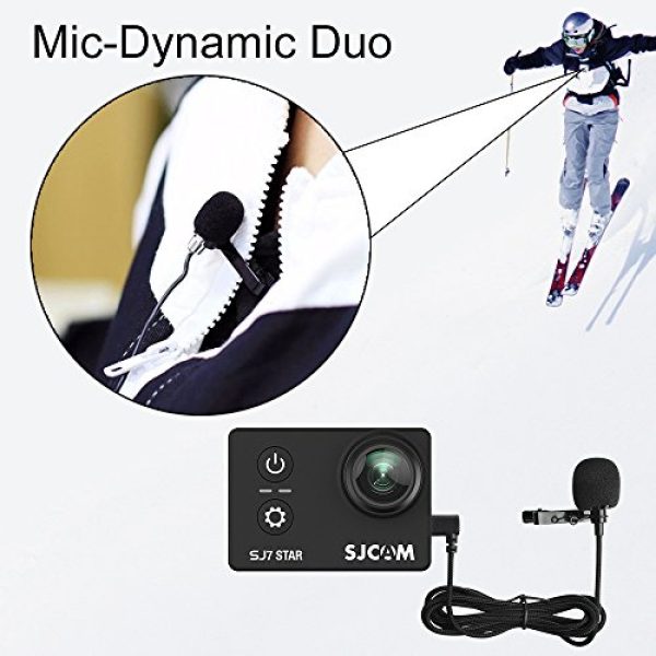SJCAM SJ6 Legend Optical 16 MP 4K24fps 5.08 cm (2.0") LCD Touch Screen | 3-axis Gyro Sensor, 166° Super Wide | External Mic Support | Dual Screen (Black) - Image 5